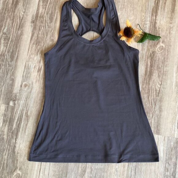 Athleta Nitro RacerBack Tank‎ Grey XS NWOT - Picture 1 of 8